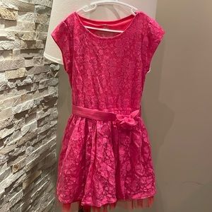 Pink Lace Dress